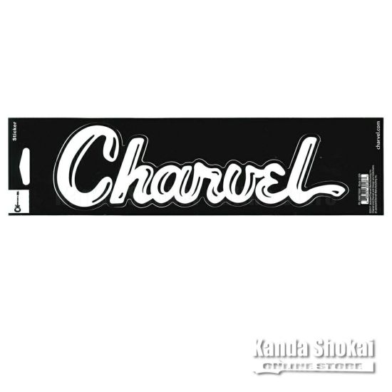 Charvel Vinyl Sticker, Whiteの商品画像1