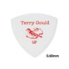 Pickboy GP-TG-R/06 Terry Gould Guitar Pick Triangle 0.60mm, Whiteの商品画像1