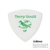 Pickboy GP-TG-R/08 Terry Gould Guitar Pick Triangle 0.80mm, Whiteの商品画像1