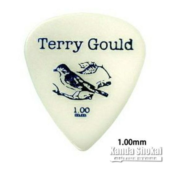 Pickboy GP-TG-T/100 Terry Gould Guitar Pick Teardrop 1.00mm, Whiteの商品画像1