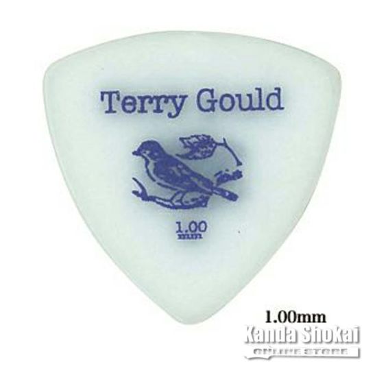 Pickboy GP-TG-RS/100 Terry Gould Sand Grip Pick Triangle 1.00mm, Whiteの商品画像1