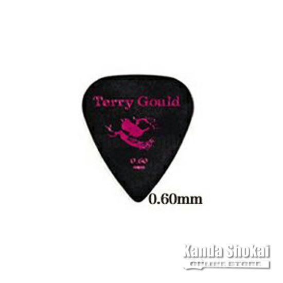 Pickboy GP-TG-TB/06 Terry Gould Guitar Pick Teardrop 0.60mm, Blackの商品画像1