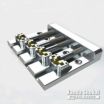 Hipshot Bass Bridge 4 String KickAss, Chromeの商品画像1