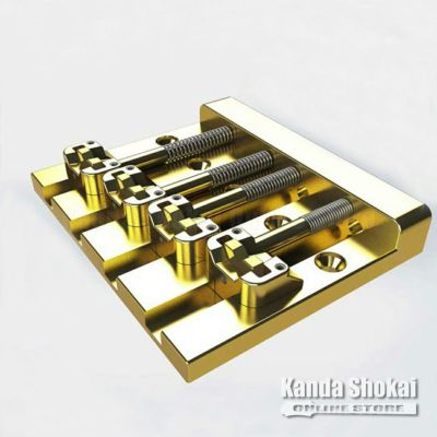 Hipshot ( ヒップショット )<br> Bass Bridge 4 String KickAss, Gold