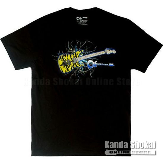 Charvel Satchel Yellow Bengal Guitar Graphic T-Shirt, Black, Mediumの商品画像1