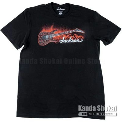 [Outlet] Jackson ( ジャクソン )<br> Red Crackle T-Shirt, Black, Medium