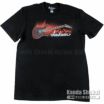 Jackson Red Crackle T-Shirt, Black, Largeの商品画像1