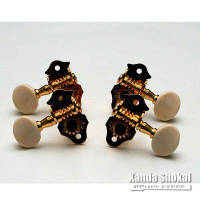 Grover ( グローバー )<br> Ukulele Peg 9,Gold White Button