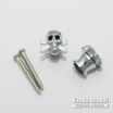 Grover Strap Button 610 SKULL, Chromeの商品画像1