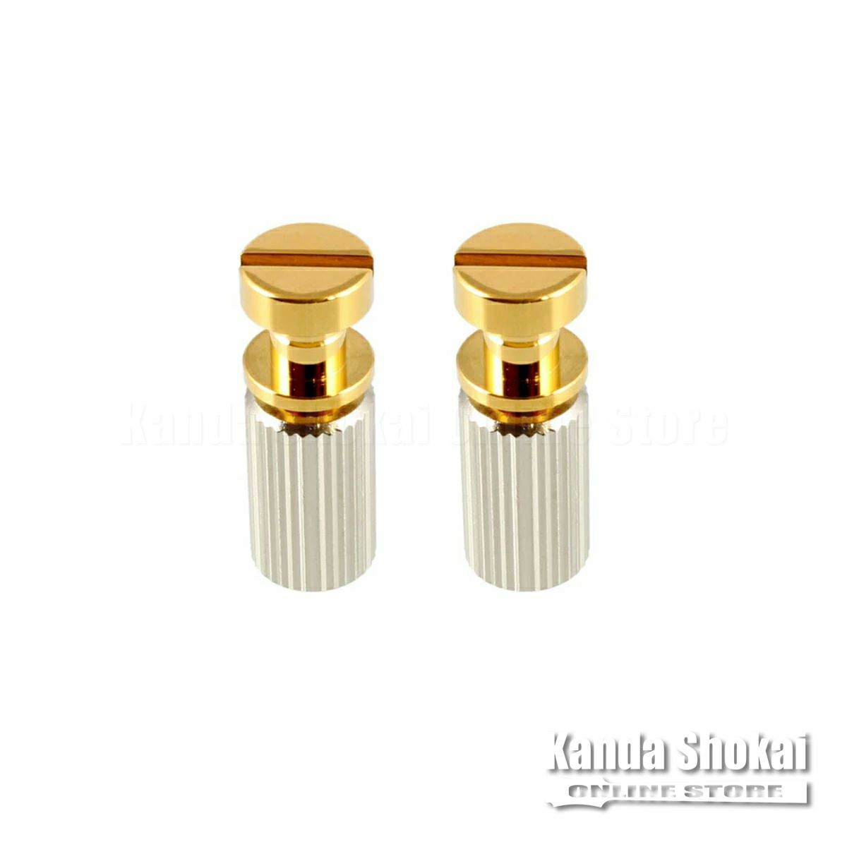 Allparts TP-0455-002 Gold Studs and Anchors for Stop Tailpiece [6106]の商品画像1