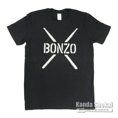 Promuco ( プロムコ )<br> John Bonham T-Shirt BONZO STENCIL, Black,  Large