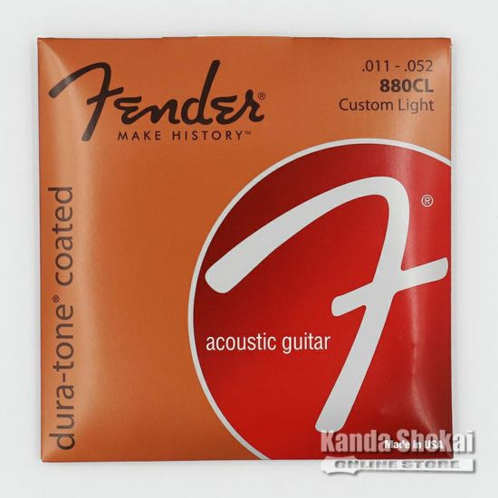 [Outlet] Fender 80/20 Coated Acoustic Guitar Strings, 880CL (.011-.052)の商品画像1