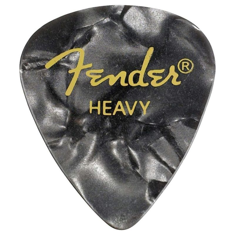 Outlet] Fender ( フェンダー ) 351 Shape Premium Picks, Heavy, Black Moto - 12  Count Pack | ギターの通販なら 神田商会オンラインストア