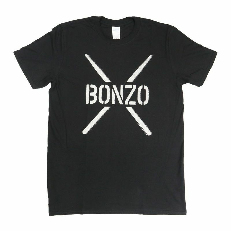 Promuco John Bonham T-Shirt BONZO STENCIL, Black, Extra Extra Largeの商品画像1