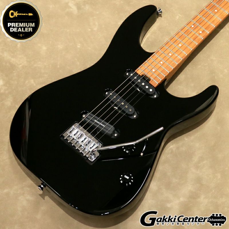 Charvel Pro-Mod Dinky DK22 SSS 2PT CM, Gloss Black [S/N: MC20501354]の商品画像1