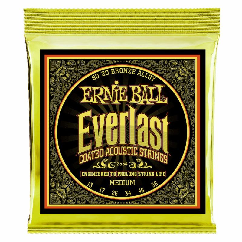 Ernie Ball Medium Coated 80/20 Bronze 13-56 [#2554]の商品画像1