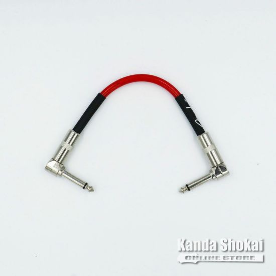 [Outlet] Fender California Instrument Cable, 6 in, Candy Apple Redの商品画像1