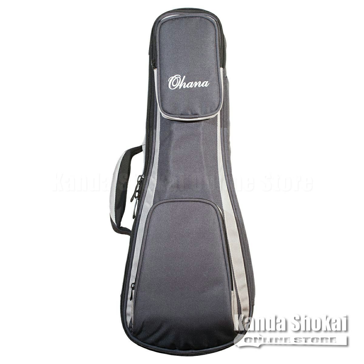 Ohana DSC-24 GY Deluxe Soft Case, Concert, 30/60mm Padding(Gray/Blk) の商品画像1