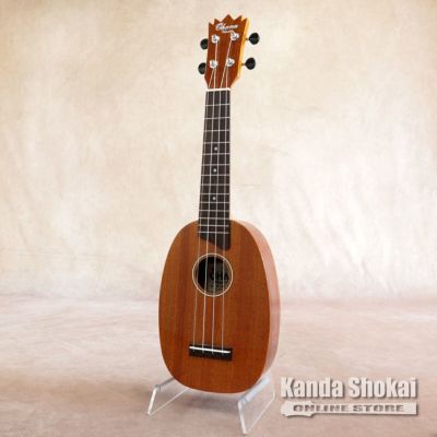 Ohana Ukuleles ( オハナウクレレ )<br> PK-25G, Pineapple, All Solid Mahogany Top, Back & Sides, Gloss