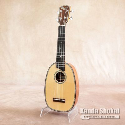 Ohana Ukuleles ( オハナウクレレ )<br> PK-70G, Pineapple, Solid Spruce Top, Solid Mahogany Back & Sides, Gloss