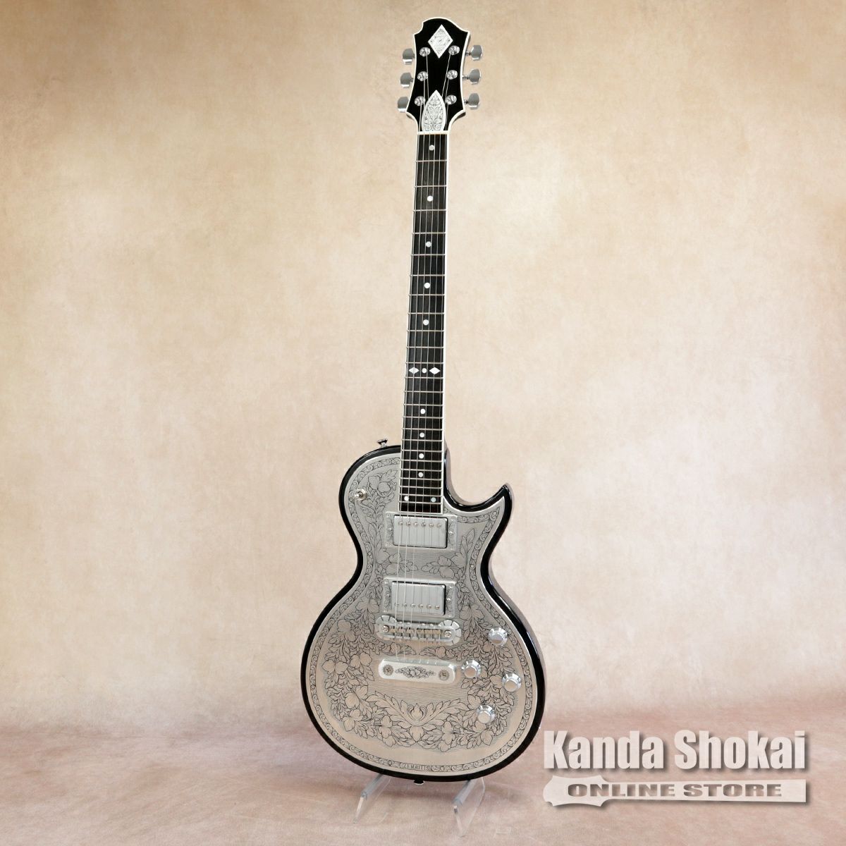Zemaitis ( ゼマイティス ) Metal Fronts MFG24 BK, Gloss Black [S/N 