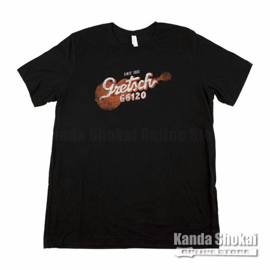 Gretsch G6120 T-Shirt, Black, Largeの商品画像1