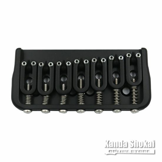 Hipshot 7 String Fixed Guitar Bridge, Black, 0.125の商品画像1