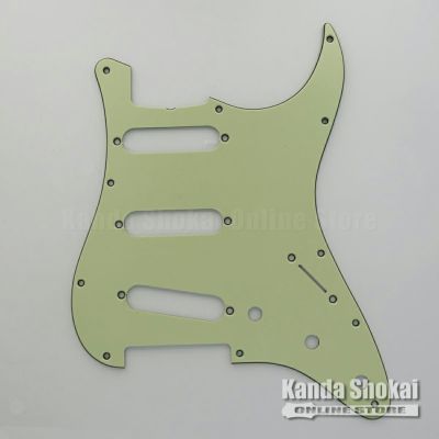 [Outlet] Fender Japan Exclusive Parts Pick Guard Classic 60s Stratocaster 11-Hole 3-Ply, Mint Green 
