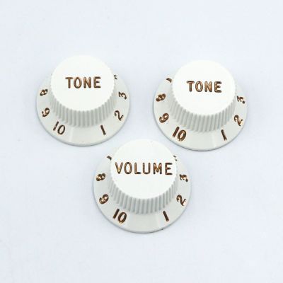 Fender Parts Stratocaster Knobs 3Set, White