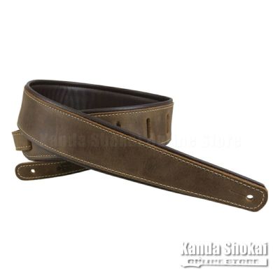 LM Products ( LMプロダクツ )<br> Premier Guitar Strap - Rustic Leather PM-12, Dakota Tan