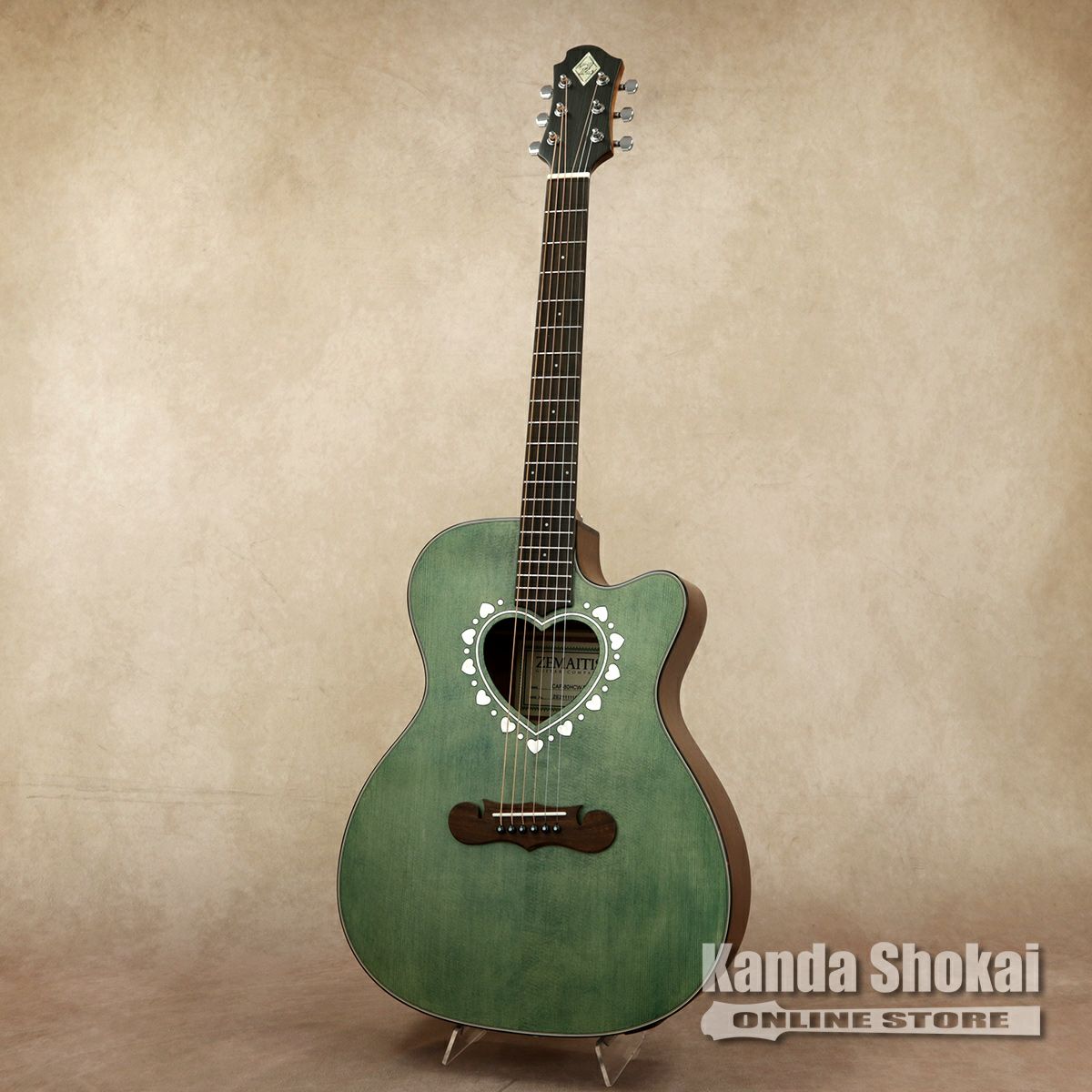 Zemaitis ( ゼマイティス ) CAF-80HCW, Forest Green [S/N: ZE21111198 