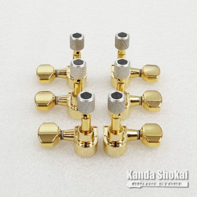 Allparts ( オールパーツ ) TK-7467-002 Sperzel 6-in-line Gold