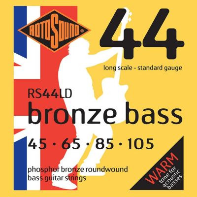 Rotosound ( ロトサウンド )<br> Bronze Bass 44 Standard Phosphor Bronze Roundwound, RS44LD (.045-.105)