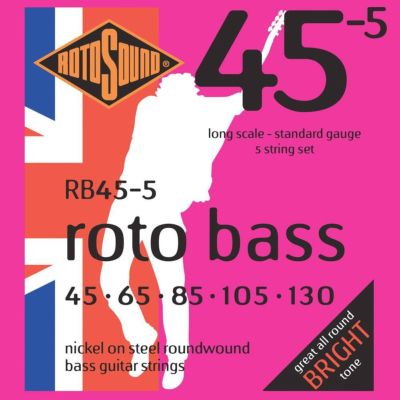 Rotosound ( ロトサウンド ) Jazz Bass 77 Standard 5-Strings Set