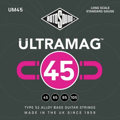Rotosound ( ロトサウンド )<br> Ultramag Standard Type 52 Alloy, UM45 (.045-.105)