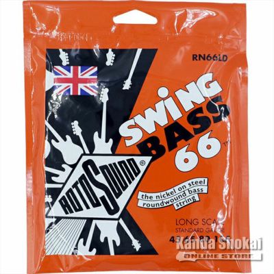 Rotosound ( ロトサウンド )<br> Swing Bass 66 Standard Nickel on Steel Roundwound, RN66LD (.045-.105)