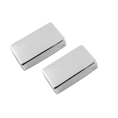 Allparts ( オールパーツ )<br> PC-0307-010 Humbucking Pickup Cover Set with No Holes, Chrome [8264]
