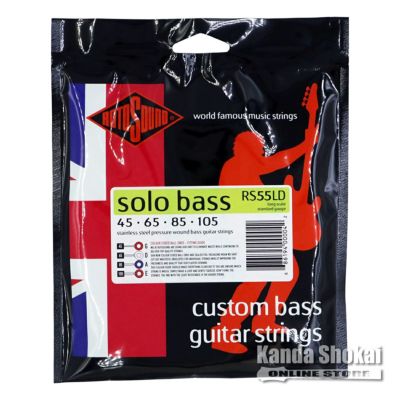 Rotosound ( ロトサウンド )<br> Solo Bass Standard Stainless Steel Pressurewound, RS55LD (.045-.105)