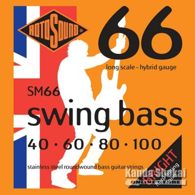 Rotosound ( ロトサウンド )<br> Swing Bass66 Hybrid Stainless Steel Roundwound, SM66 (.040-.100)