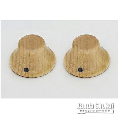 Allparts ( オールパーツ )<br> PK-3197-0M0 Set of 2 Wooden Bell Knobs, Maple [5125]