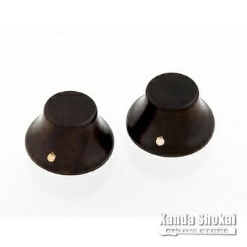 Allparts ( オールパーツ )<br> PK-3197-0R0 Set of 2 Wooden Bell Knobs, Rosewood [5126]