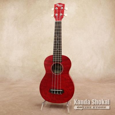 Ohana Ukuleles ( オハナウクレレ )<br> SK-15W, Laminate Series, Colored Soprano, Red