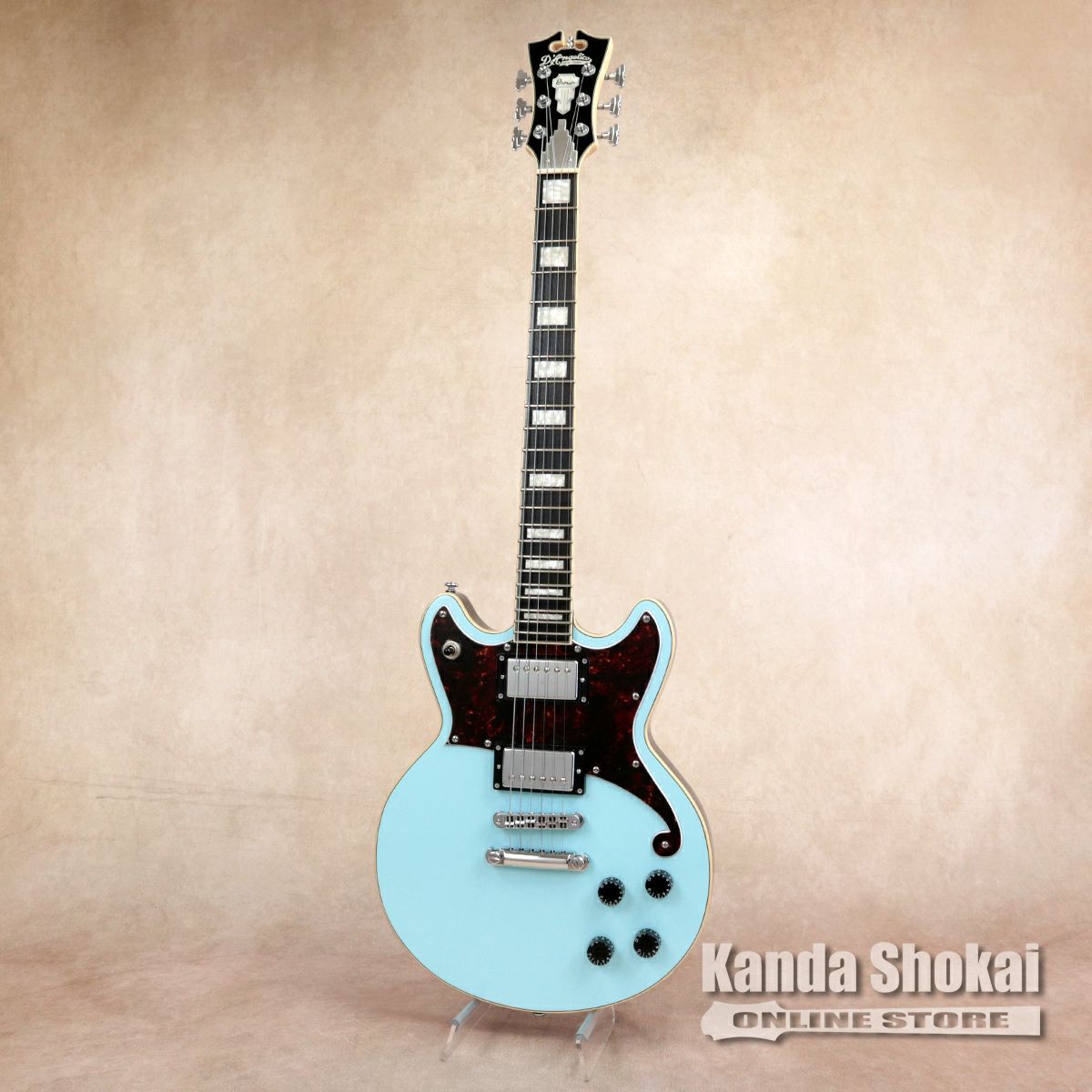 D'Angelico ( ディアンジェリコ ) Premier Brighton, Sky Blue Top