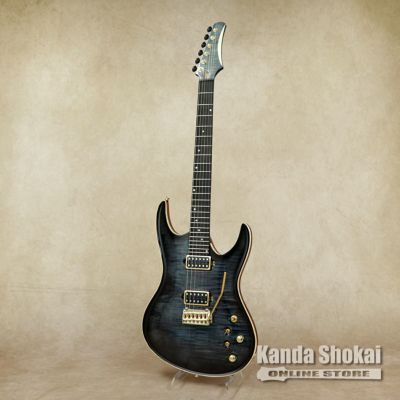 Valenti Guitars ( ヴァレンティーギター )<br> Nebula Carved, Violet Blue(Dark Burst) [S/N: #29]