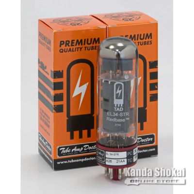 TAD ( チューブアンプドクター ) <br> EL34-STR REDBASE TAD-Tubes Matched Pair