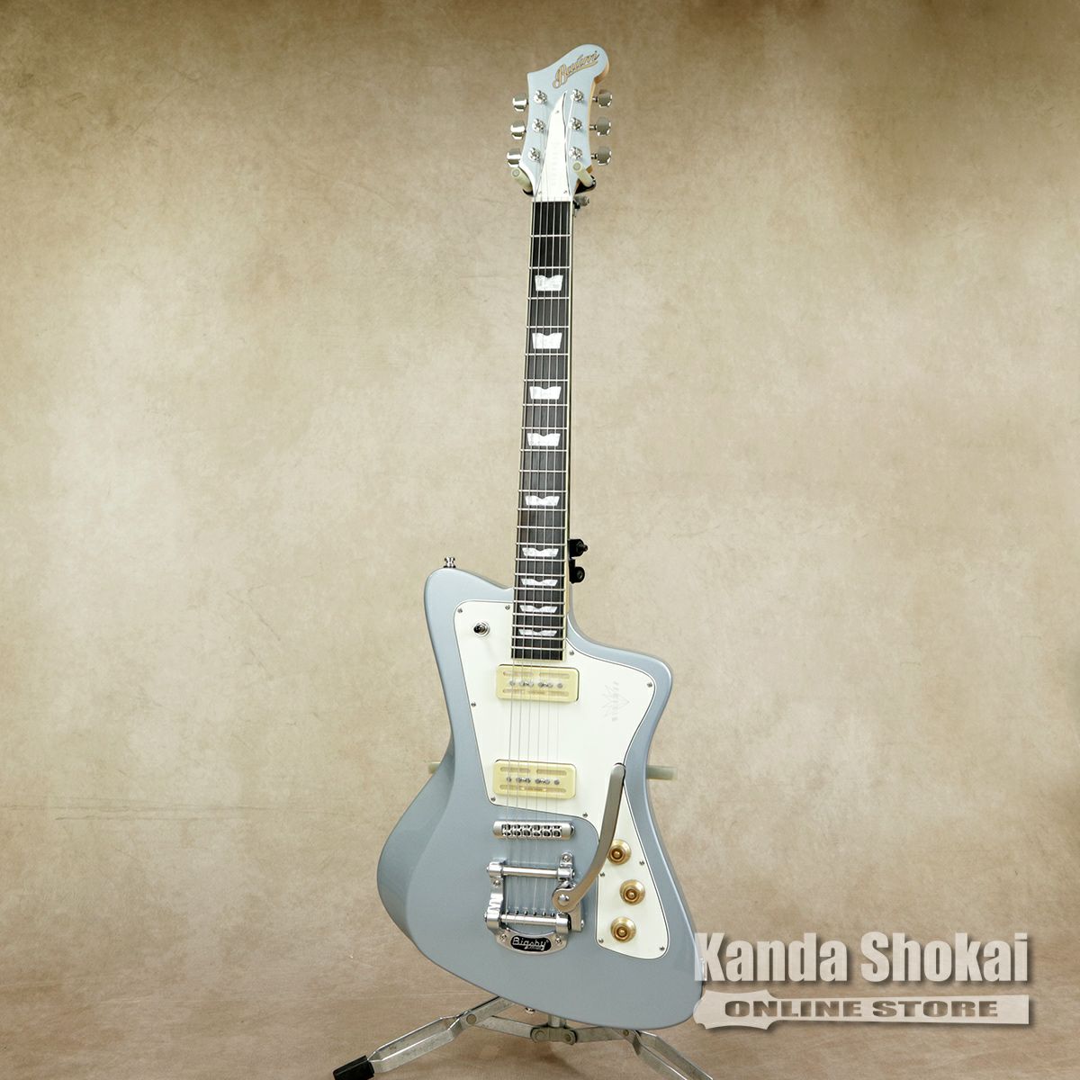 Baum Guitars ( バウム・ギター ) Wingman with Tremolo, Skyline Blue