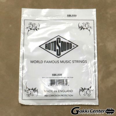 Rotosound ( ロトサウンド )<br> ROTOSOUND STAINLESS STEEL SINGLES SBL030