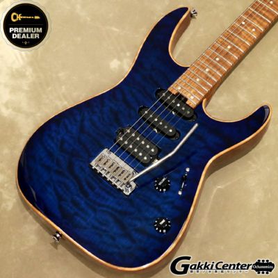 [Outlet]Charvel ( シャーベル )<br> USA Select DK24 HSS 2PT CM QM, Caramelized Maple Fingerboard, Blue Burst [S/N: UC210110]