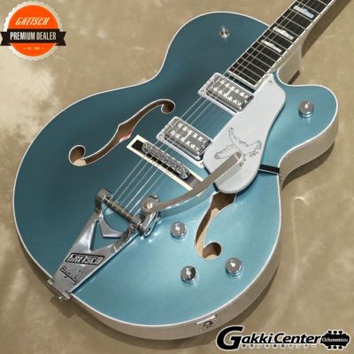 [Outlet]Gretsch ( グレッチ )<br> G6136T-140 LTD 140th Falcon with String-Thru Bigsby, Two-Tone Stone Platinum/Pure Platinum [S/N: JT22124870]