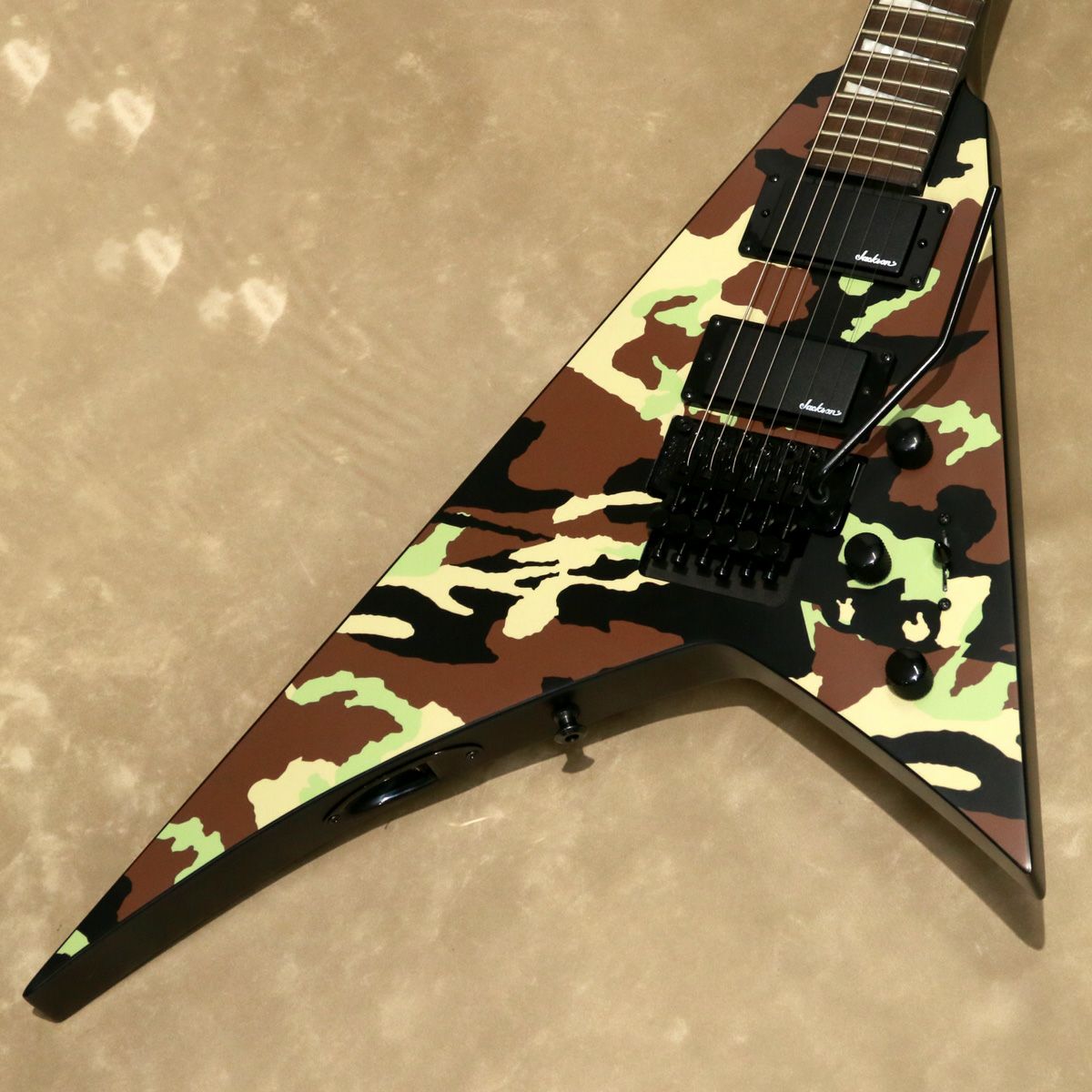 Jackson X Series Rhoads RRX24 Camo, Woodland Camo